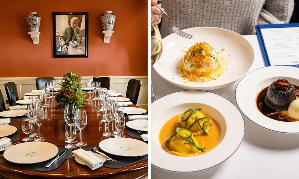 bentleys private dining room