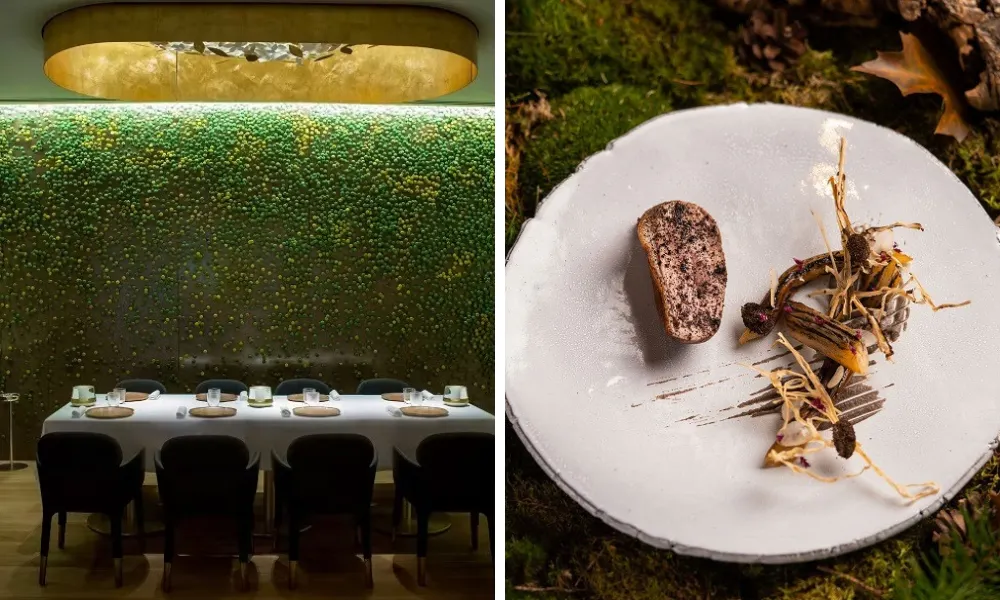 green room at alain ducasse