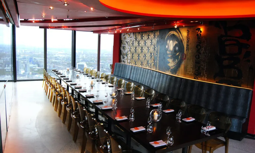 amazing views from sushisamba