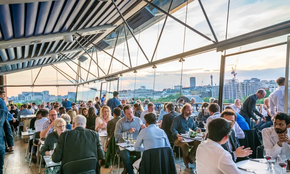 busy oxo tower restaurant