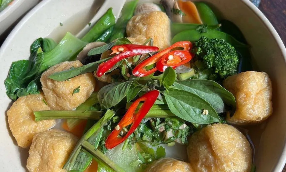 tofu pho at vietnamese kitchen
