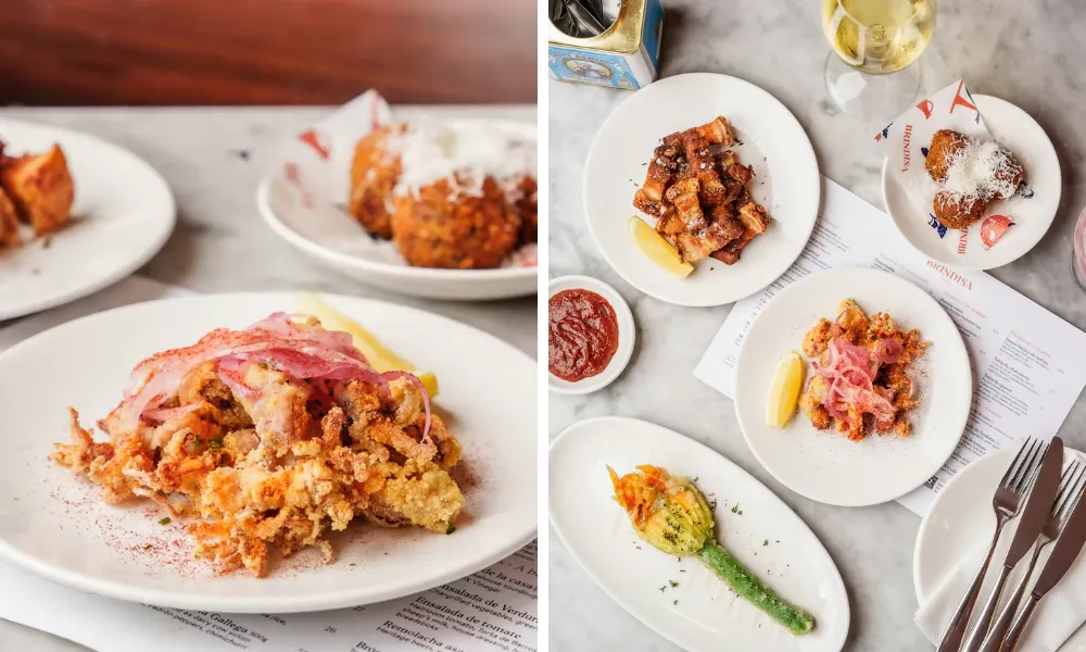 tapas tasting menu at brindisa