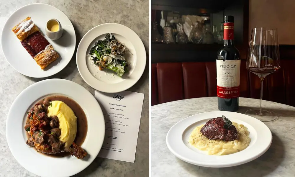 Noble rot set lunch meun