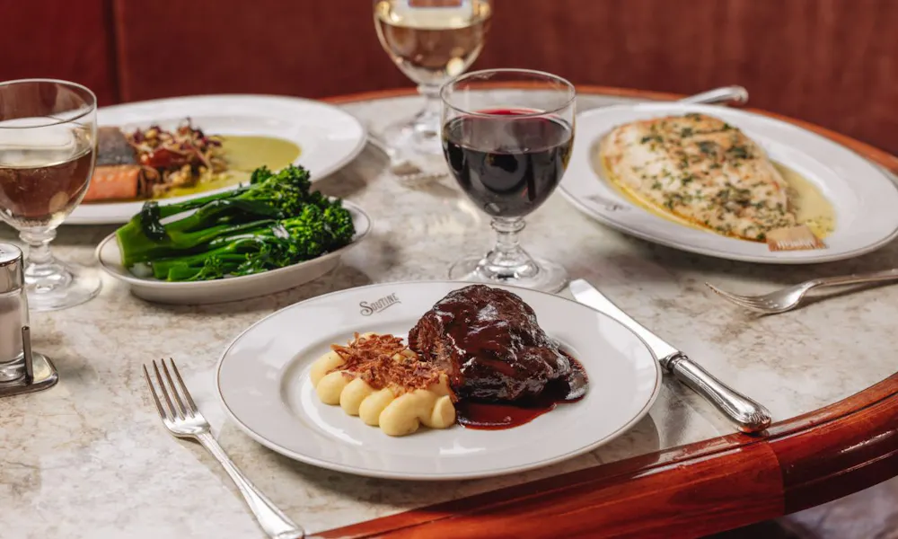 Wine and steak