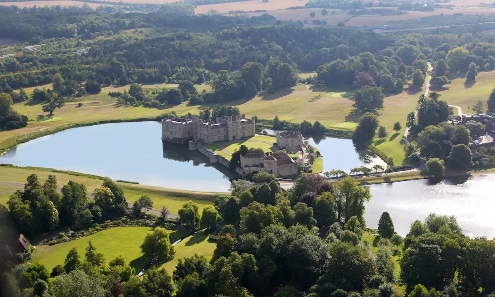 Leeds Castle from above