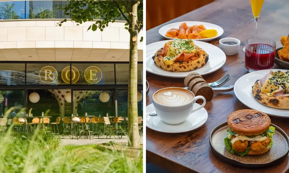 breakfast dishes at roe
