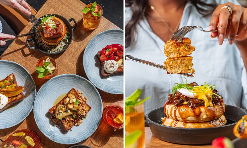 the brush pancakes and breakfast dishes