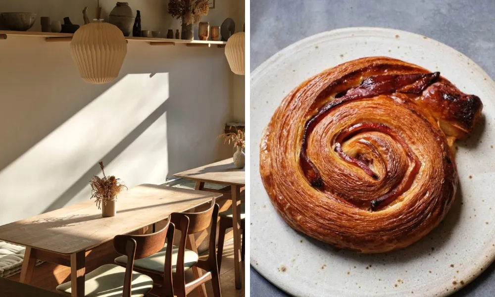 Interiors and swirl danish