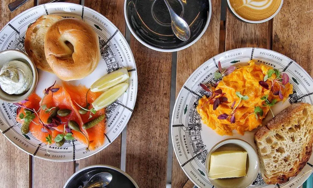 Panzer&rsquo;s brunch plates 