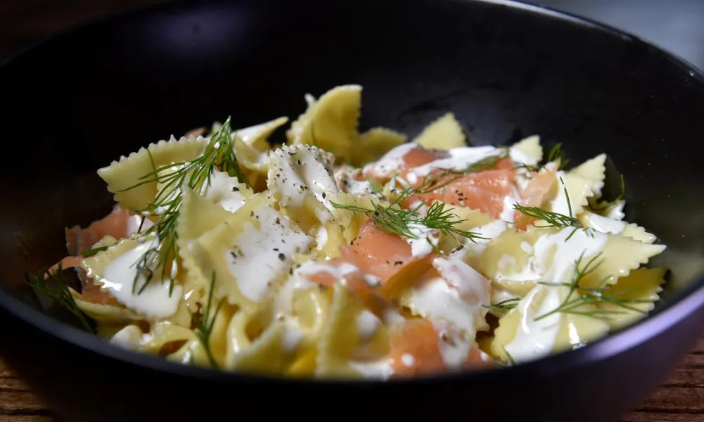 salmon pasta
