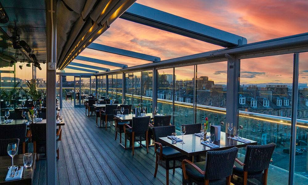 Rooftop views at Chaophraya