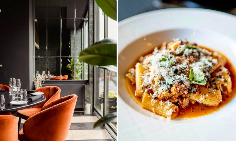 Food and interiors at Rico's ristorante