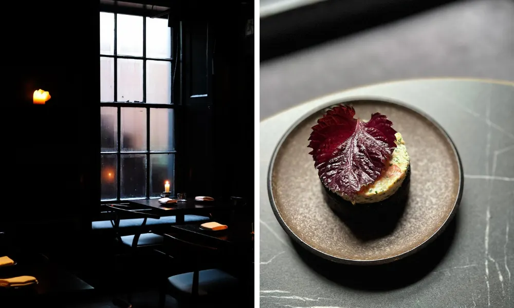 candles on tables at skua