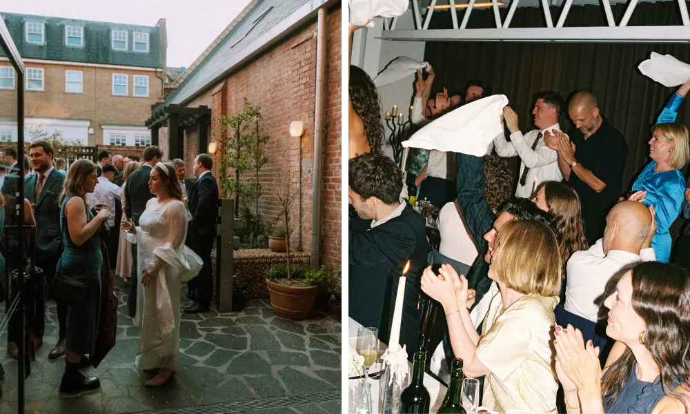 Crispin wedding spaces and restaurant couryards