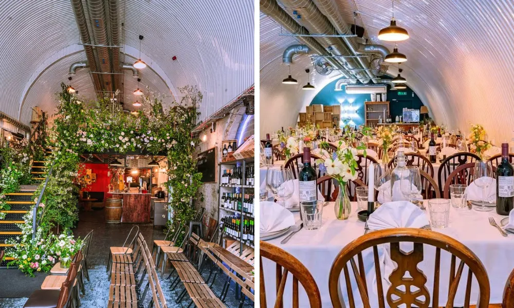 mezzenine weddings at Pedro's Wine Bar