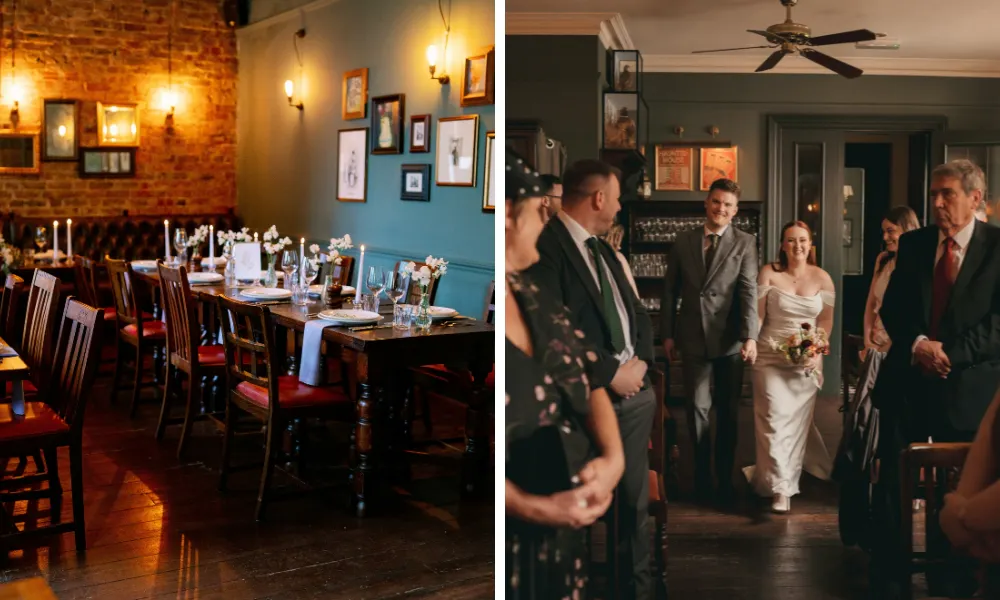 Small pub wedding at The Lady Ottoline