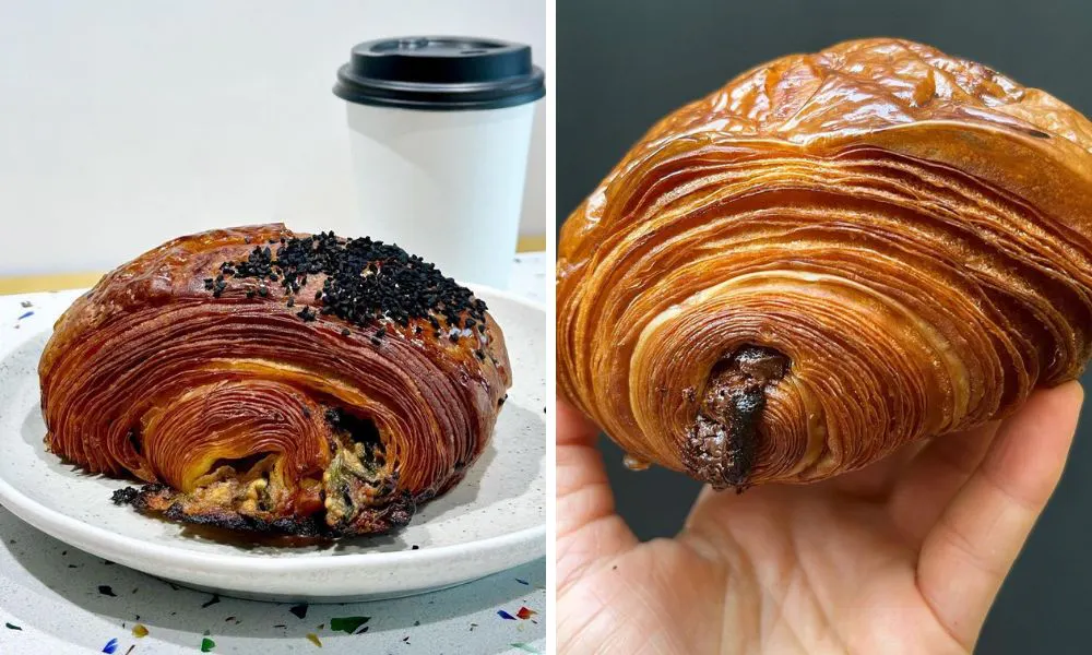 savoury and sweet croissants