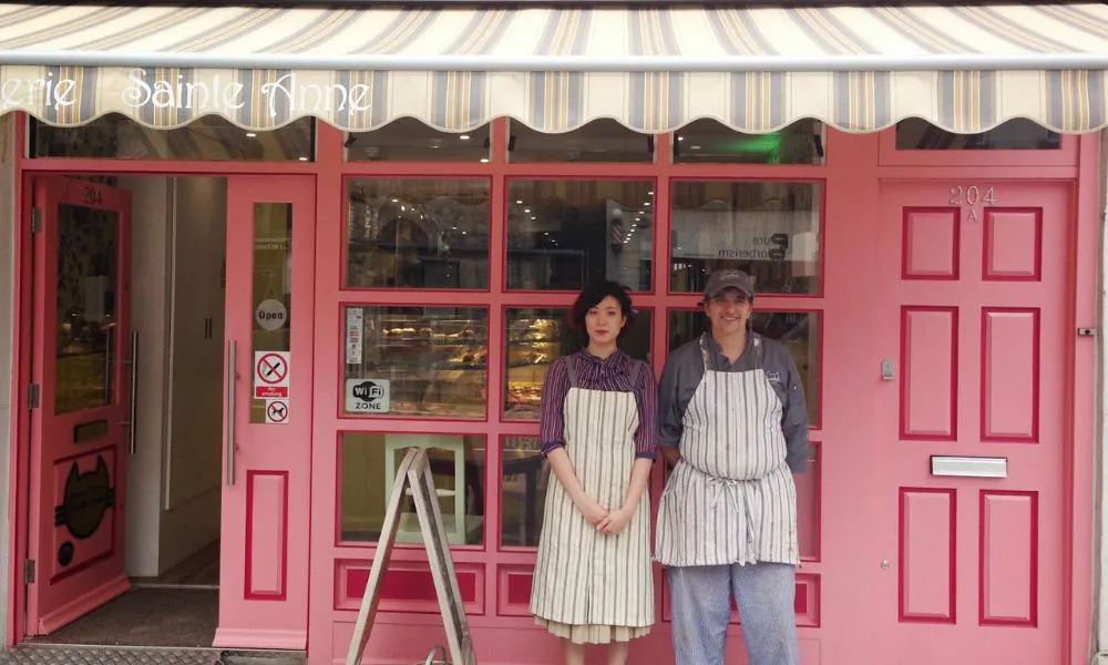 Exterior of Patisserie Sainte Anne