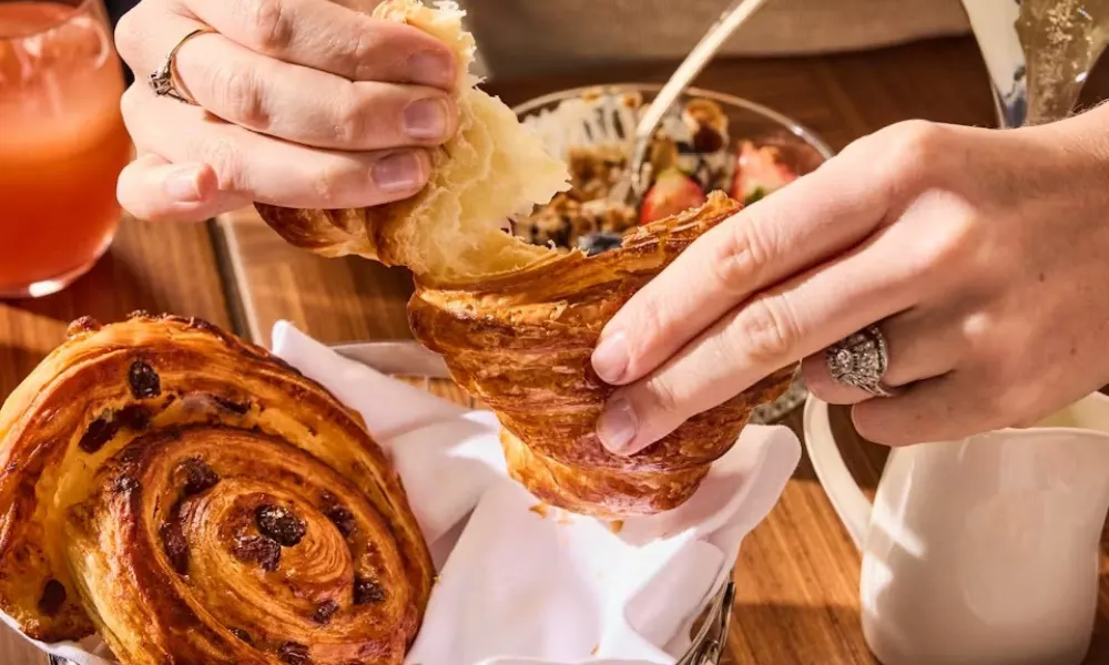 croissants at the brush hoxton