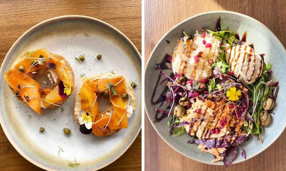 plant based dining at the greenhouse cafe