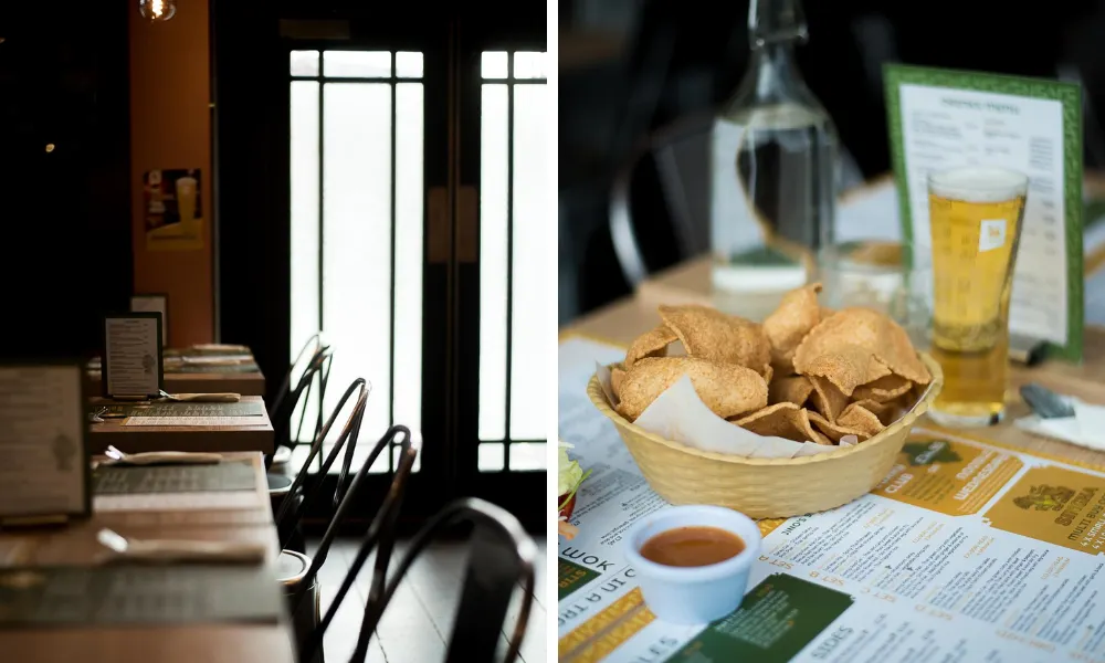 prawn crackers jinos thai cafe