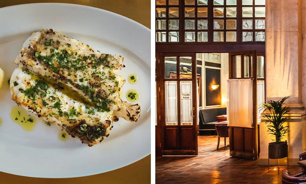 Roast cod at Hawksmoor Edinburgh