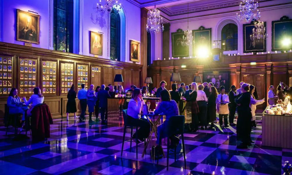 Networking event at Inner Temple Hall