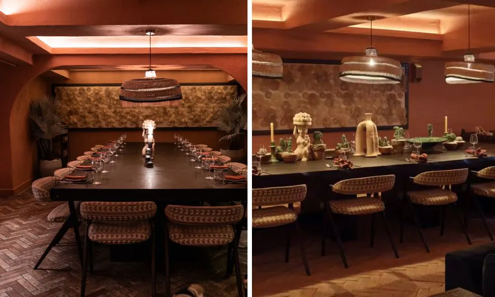 20 seat chef's table at ixchel in chelsea