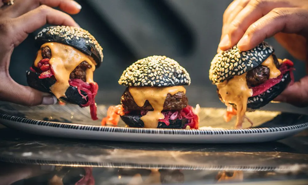 mini burgers