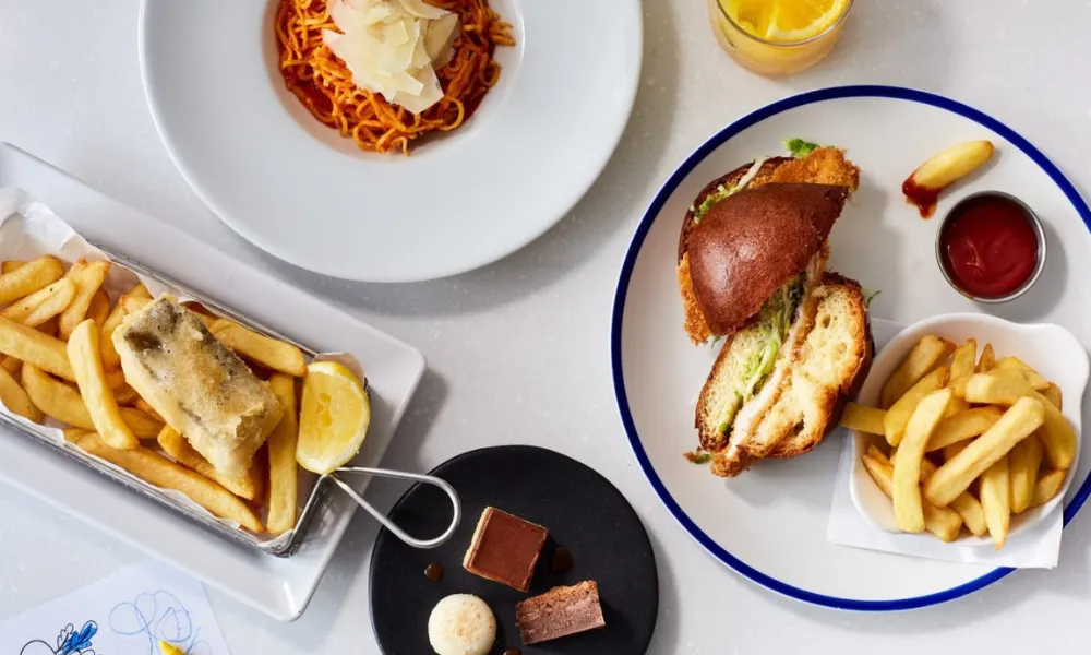 kids menu at harvey nichols