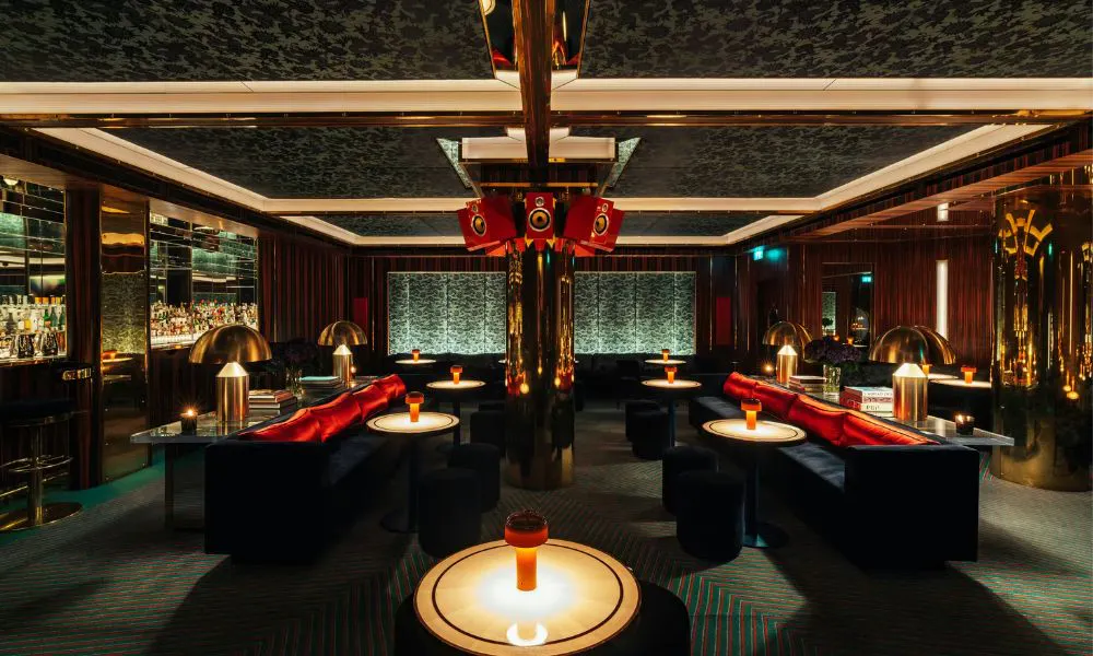 glitzy private dining at Isabel