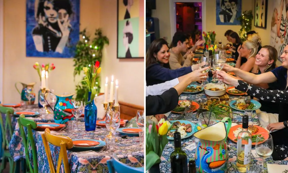 Ultimate dinner party and Little Blue Door