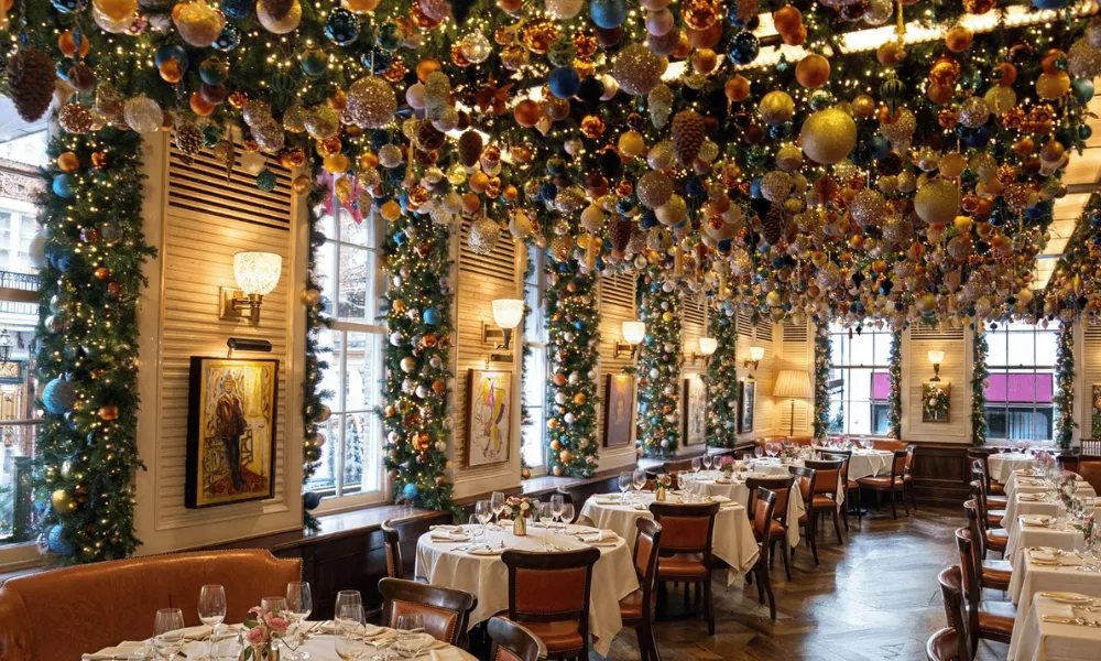 festive interiors at 34 Mayfair