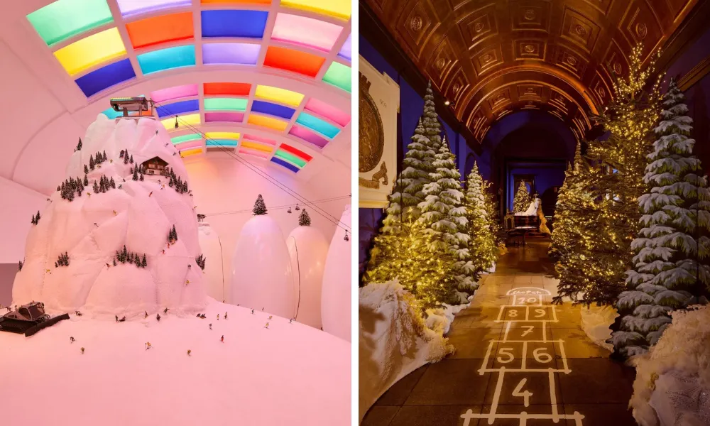 Christmas installation at Sketch