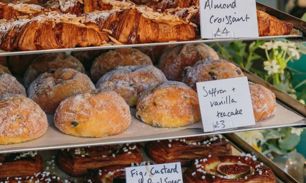 various pastries from TOAD bakery, Camberwell