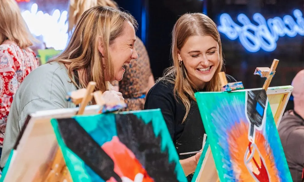 paint and sip class