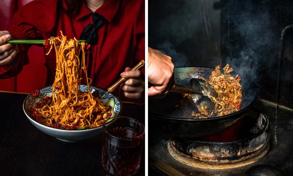 spicy noodles