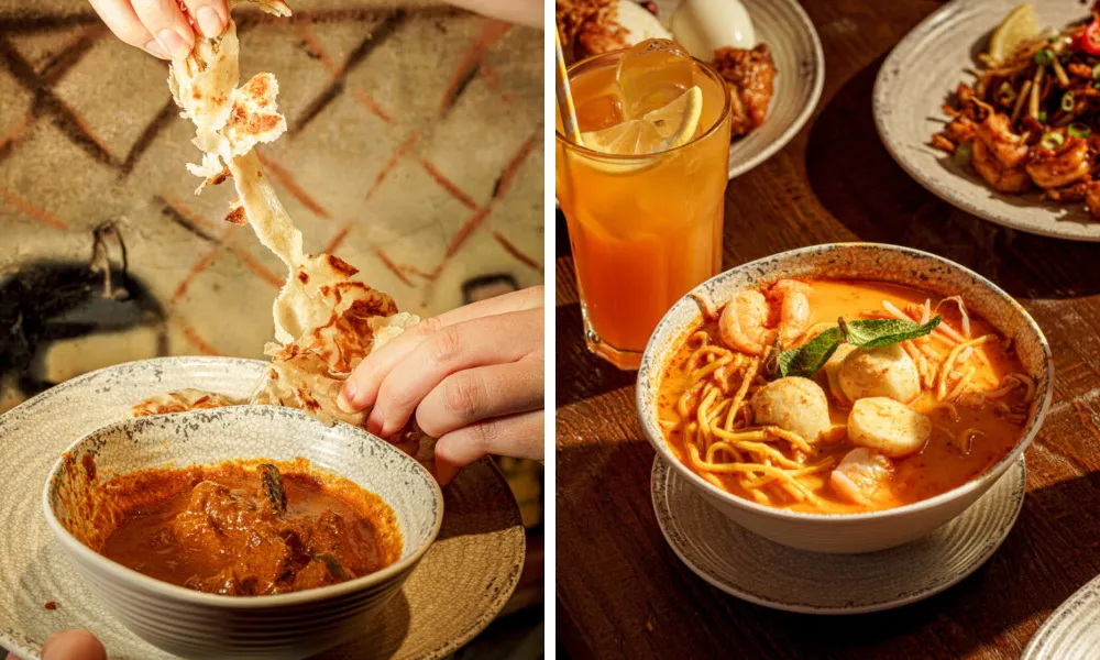 roti and curry