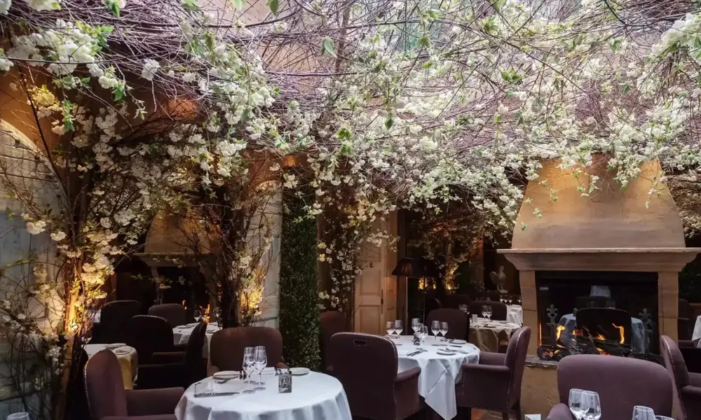 dining room at clos maggiore