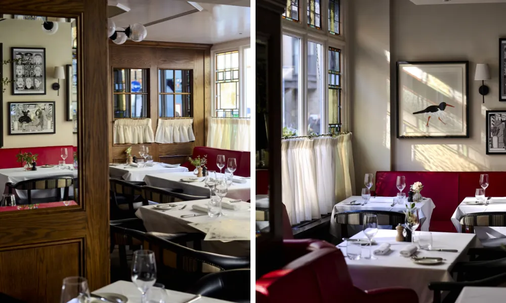 dining room at quo vadis soho