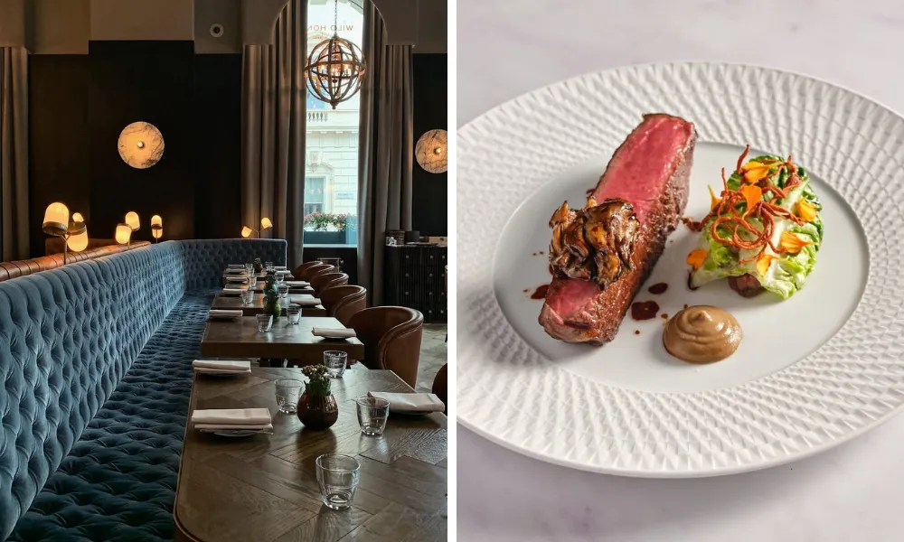Interiors and food wild honey