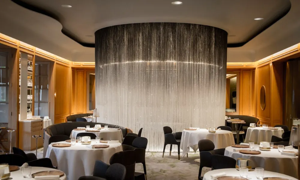 table lumiere at alain ducasse