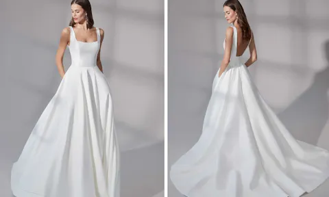 16 best simple wedding dresses for a minimalist look