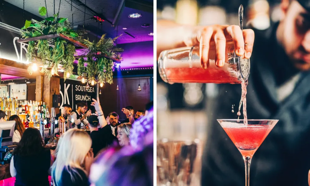 mixologists at southsea brunch klub