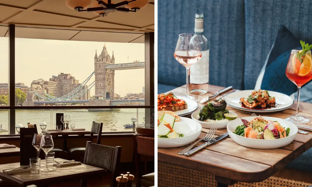views from coppa club london bridge