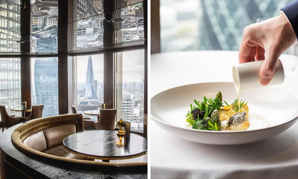 Views of the shard from city social
