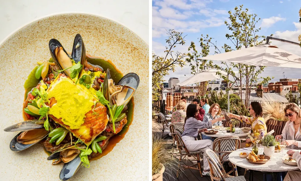 sunny rooftop at rucola