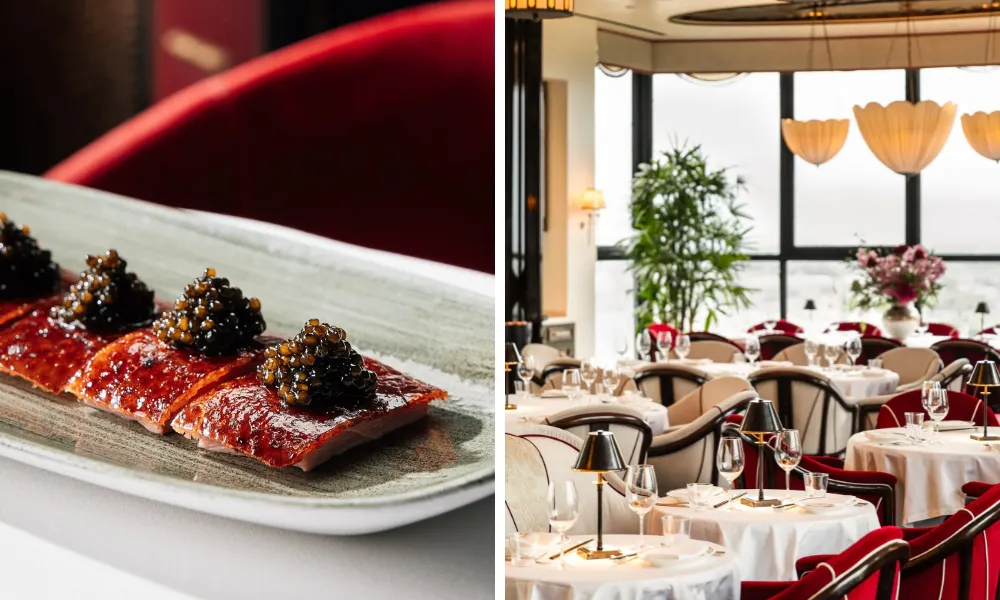 opulent asian food at shanghai me
