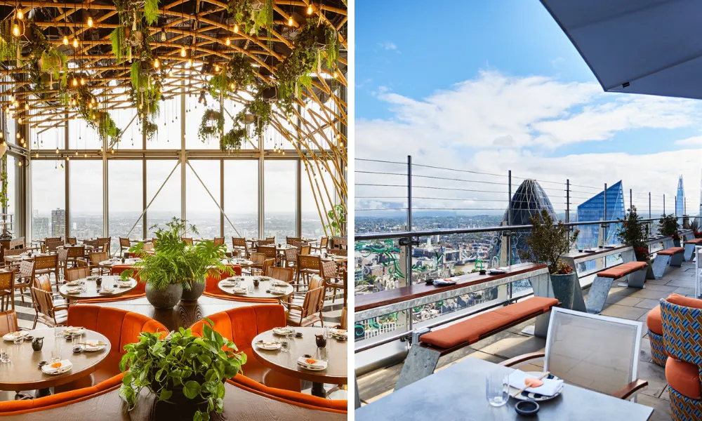 Sushisamba terrace and views