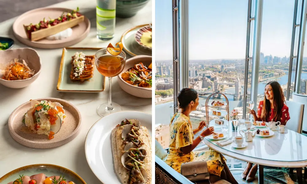 ting views and afternoon tea